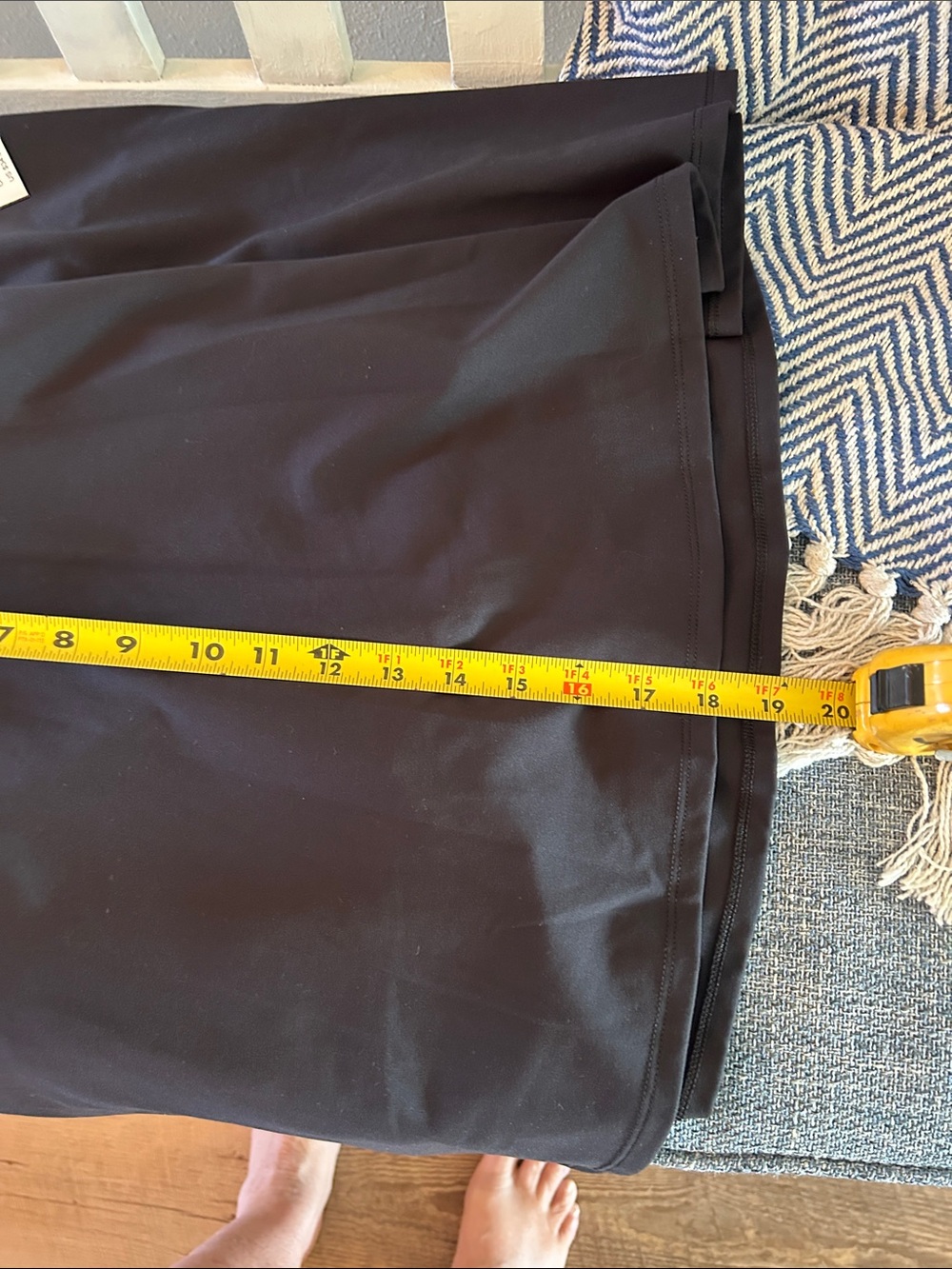Maurices Black A-Line Skort with Wide Waistband - Picture 5 of 6